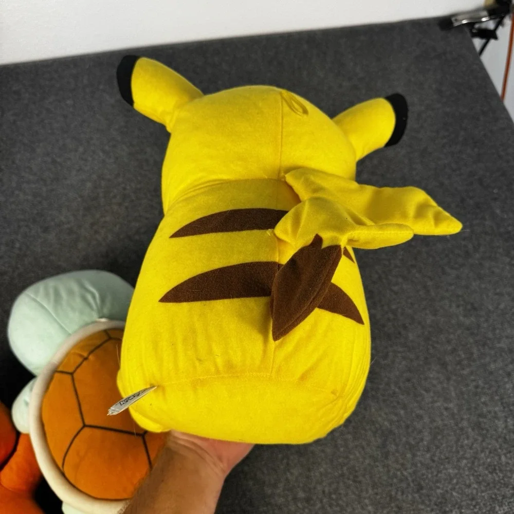 Pokemon Plush Lot of 3 Pikachu Charmander Squirtle Stuffed Animal Toy NWT 14